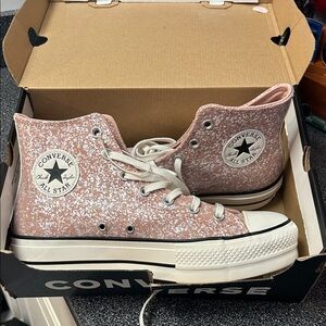 Converse Speckled Pink High-Tops
